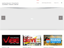 Tablet Screenshot of highwayradio.com